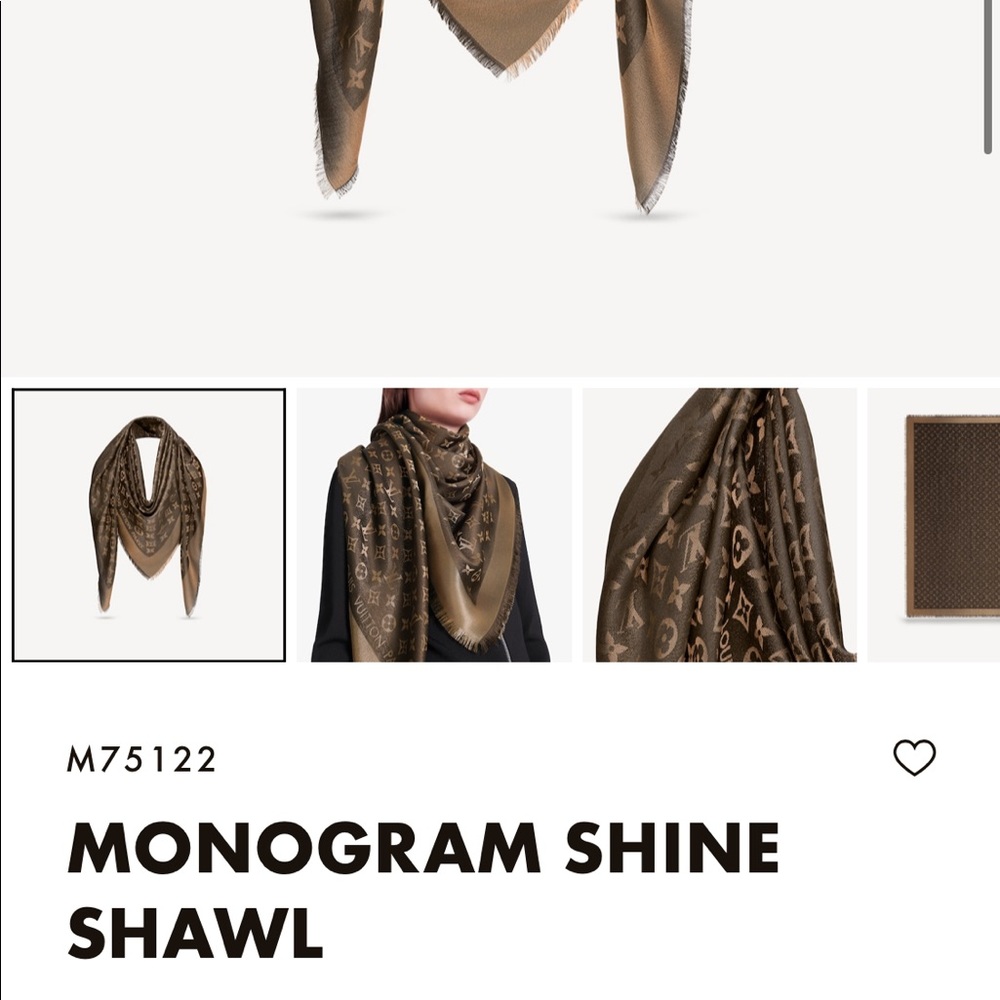 Authentic Brand new shawl LV Must have